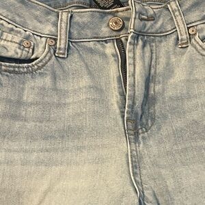 H&M High Rise Light Wash Jeans